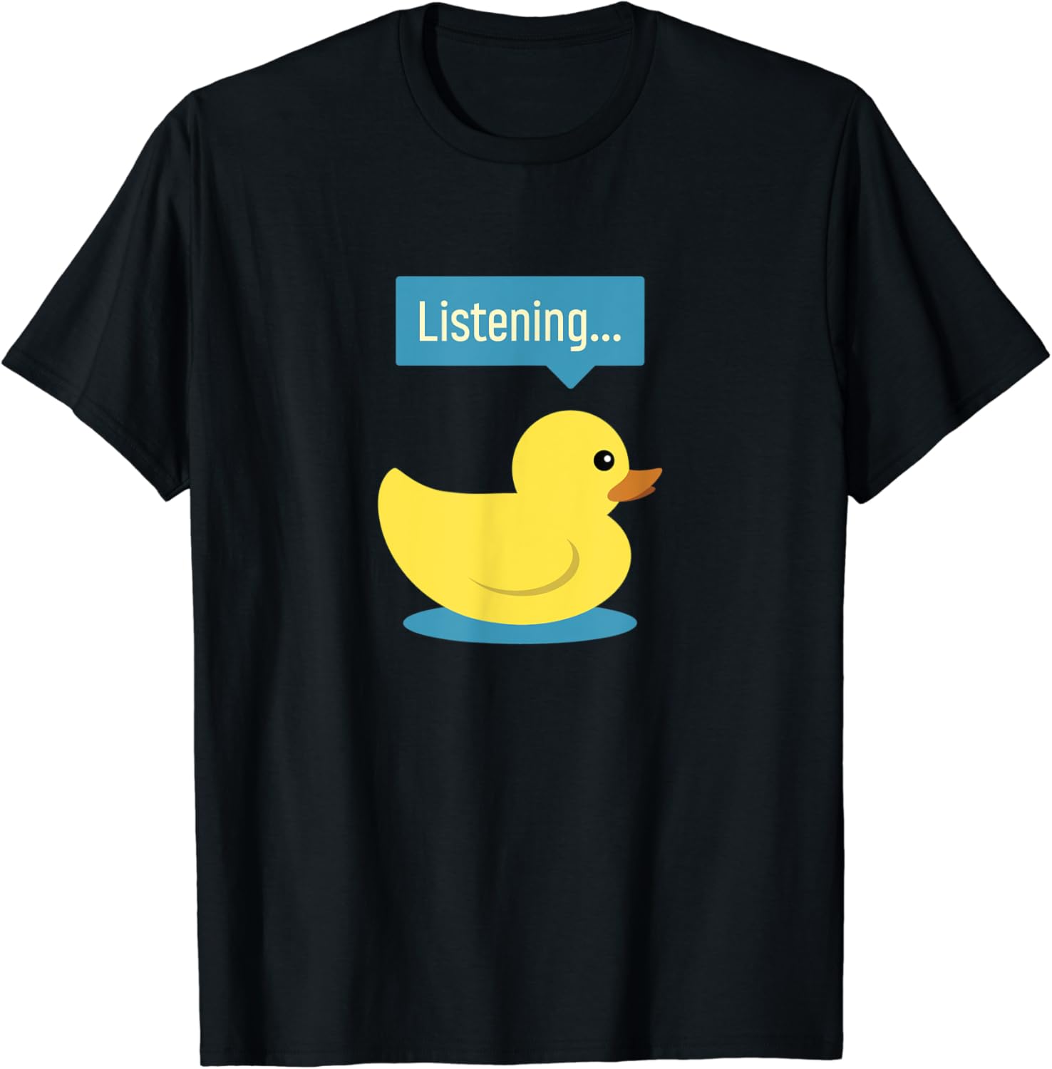 Rubber Duck Debugging Listening Funny Programmer Coder Gift